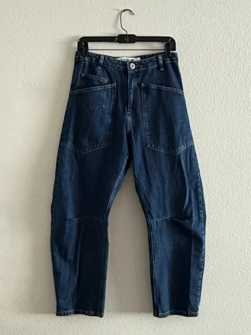 Secular Eastyn Dark Wash Barrel Jeans